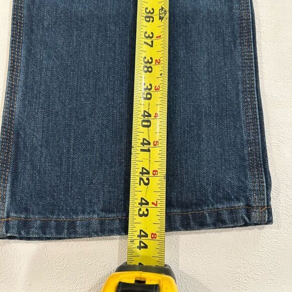 Carhartt Women’s Washed Denim Dungaree Work Jeans 6 x 32 – Midrise Bootcut Workw - Picture 12 of 12